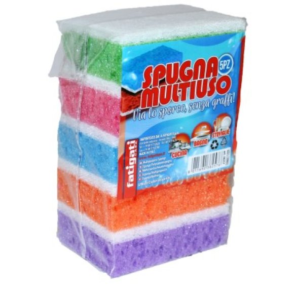 SPUGNA MULTIUSO 5 PEZZI