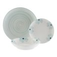 SERVIZIO PIATTI 18 PEZZI "MANDALA" - AZZURRO
