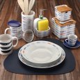 SET STOVIGLIE "FISH" - 18 PEZZI