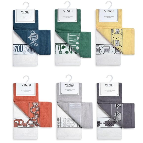 VINGI - STROFINACCI "MOKA" 2 PEZZI - COLORI ASSORTITI