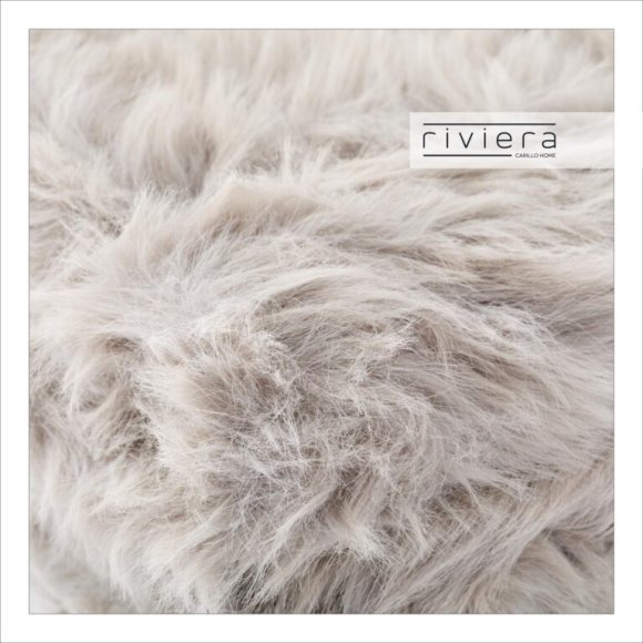 RIVIERA - PLAID SINGOLO "SULLIVAN" - GRIGIO PLATINO