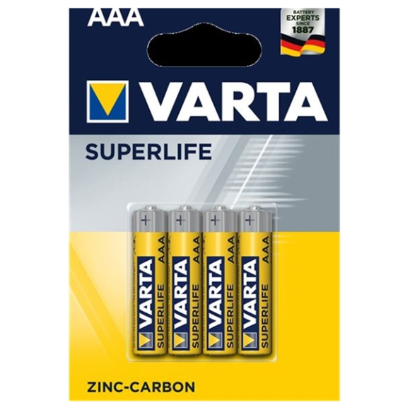 VARTA BATT SUPERLIFE ZINCO MINISTILO BL 4 PZ