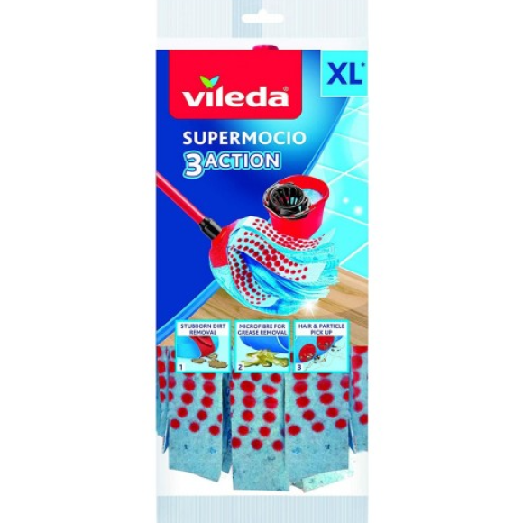 Vileda Supermocio Fiocco 3 action
