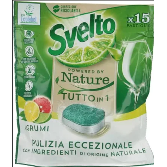 Svelto Tabs Tutto in 1 Agrumi 15 pz