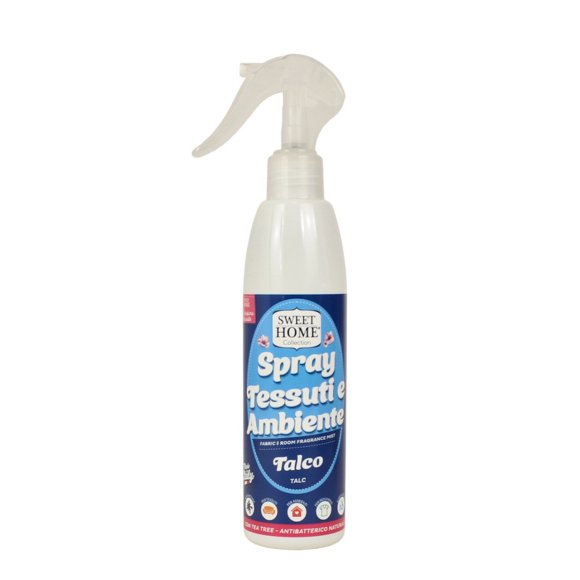 SWEET HOME POFUMA TESSUTI e AMBIENTE IGIENIZZANTE TALCO TRIGGER 250 ML