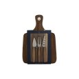 TAGLIERE FORMAGGIO IN LEGNO ACACIA SET DA 4 PEZZI