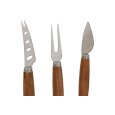 TAGLIERE FORMAGGIO IN LEGNO ACACIA SET DA 4 PEZZI