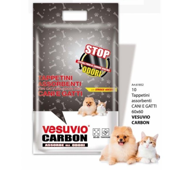 VESUVIO TAPPETINI CANI CARBONE