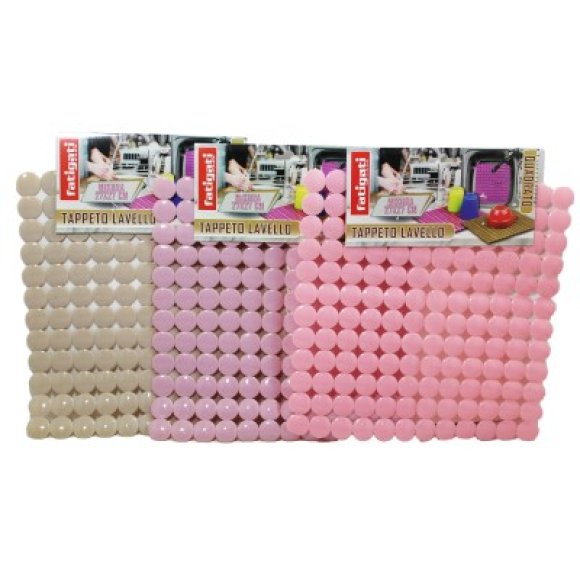 TAPPETO LAVELLO QUADRATO - COLORI ASSORTITI