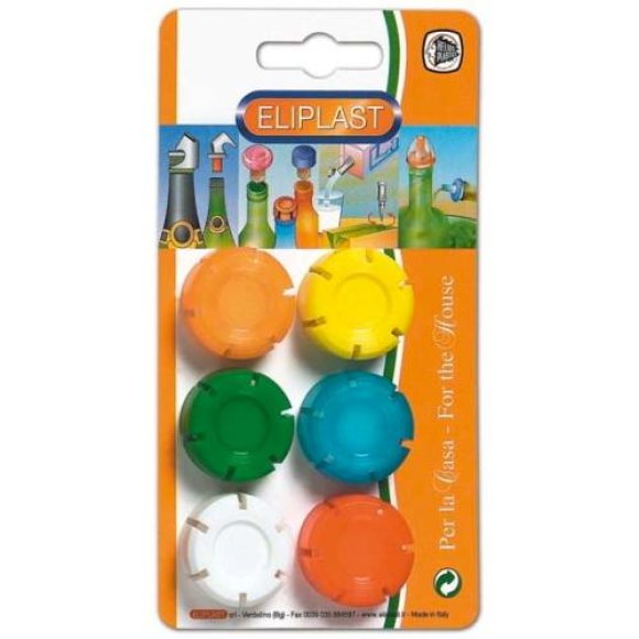 SET 6 TAPPI BOTTIGLIE