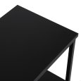TAVOLINO IN METALLO PORTA TV - NERO