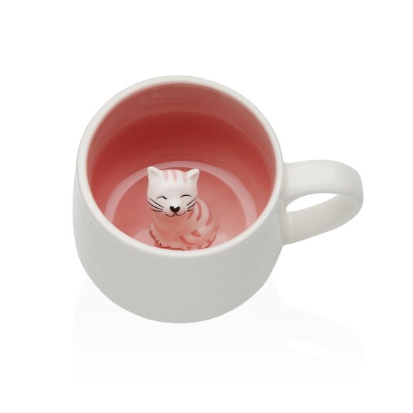 TAZZA DECORATA - GATTO 