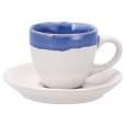 SERVIZIO CAFFE IN CERAMICA PER 2 PERSONE - COLORI ASSORTITI