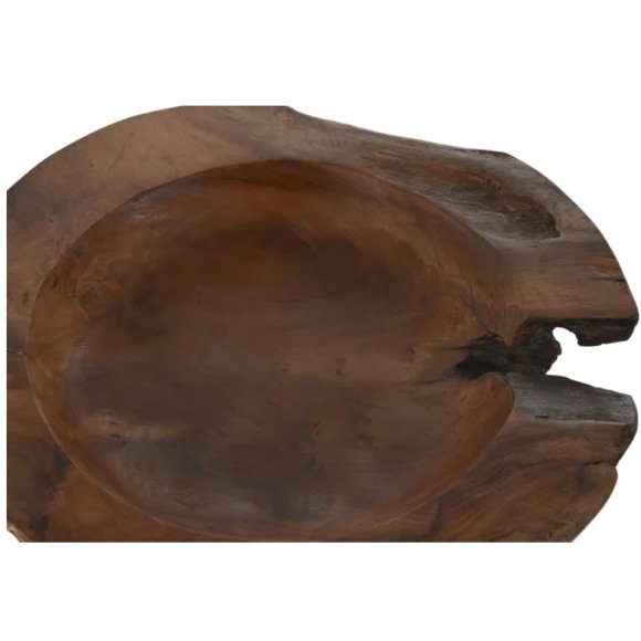 CENTROTAVOLA IN LEGNOTEAK NATURALE MARRONE SCURO REALIZZATO A MANO - 45X45X6CM CENTROTAVOLA IN LEGNOTEAK NATURALE MARRONE SCURO REALIZZATO A MANO - 45X45X6CM