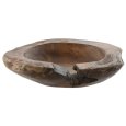CENTROTAVOLA IN LEGNOTEAK NATURALE MARRONE SCURO REALIZZATO A MANO - 45X45X6CM CENTROTAVOLA IN LEGNOTEAK NATURALE MARRONE SCURO REALIZZATO A MANO - 45X45X6CM