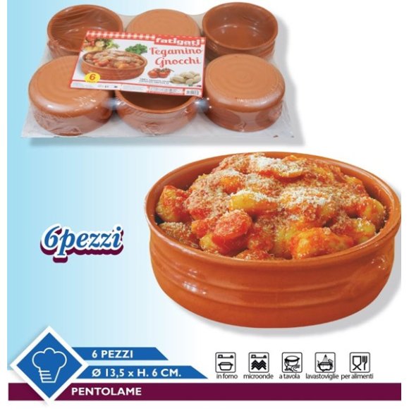 TEGAMI GNOCCHI - 6 PEZZI