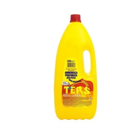 TERS Casa Ammoniaca Profumata Multiuso - Detergente Super Sgrassante Igienizzante - 2 Litri