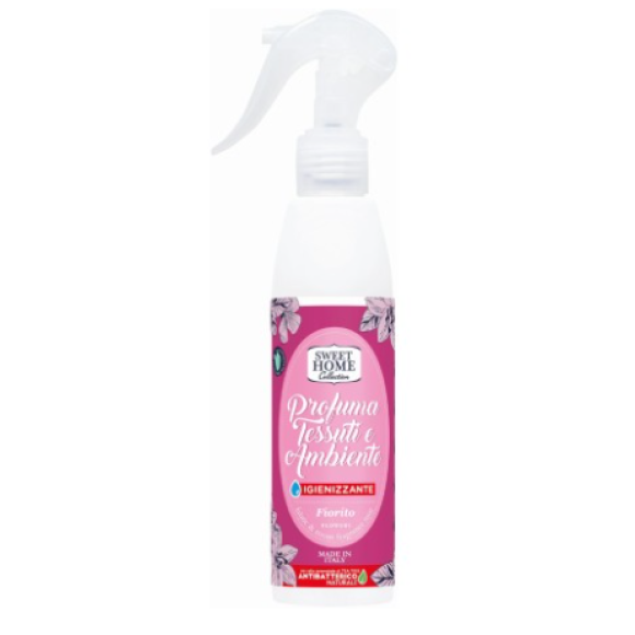 SWEET HOME PROFUMA TESSUTI E AMBIENTE IGIENIZZANTE FIORITO SPRAY 250ML