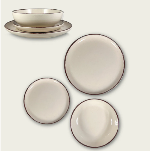 Servizio 18 Piatti Tierra Beige Tognana     