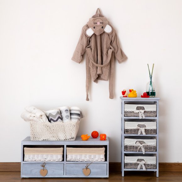 RIVIERA - ACCAPPATOIO BABY ANIMAL - MOUSE