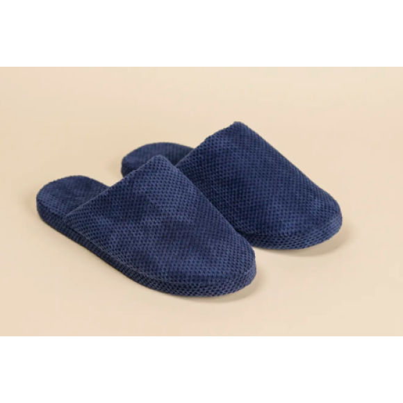 NOI DI NOTTE - PANTOFOLA UOMO IN VELLUTO INVERNALE  ART.PF3175- COLORI ASSORTITI 