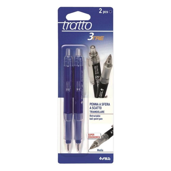 TRATTO 3 BLU 2 PEZZI 042501