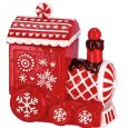 NATALE-SCATOLA  IN CERAMICA A FORMA DI LOCOMOTIVA - COLORI ASSORTITI
