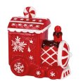 NATALE-SCATOLA IN CERAMICA A FORMA DI LOCOMOTIVA - COLORI ASSORTITI NATALE-SCATOLA IN CERAMICA A FORMA DI LOCOMOTIVA - COLORI ASSORTITI