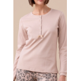 NOI DI NOTTE -Pigiama Donna Caldo Cotone Articolo Trim FA9265 