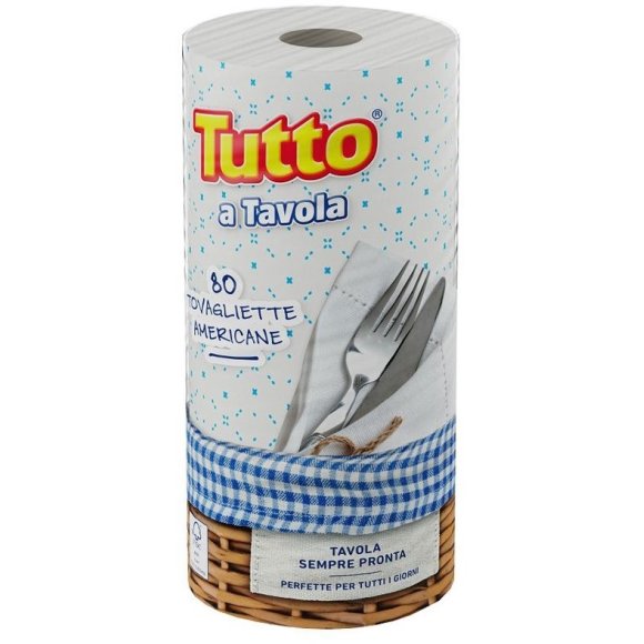  Tovagliette Americana 80 Pezzi Tutto Rotolo Perfetta Per Le Feste