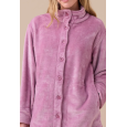 NOI DI NOTTE-Vestaglia Donna in Coral Fleece articolo unito GE3016