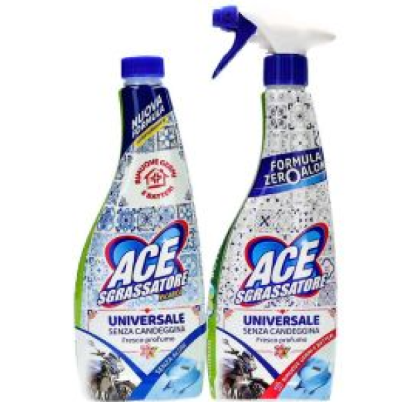 ACE SGRASSANTE UNIVERSALE BASE + RICARICA 800 ml ACE SGRASSANTE UNIVERSALE BASE + RICARICA 800 ml