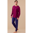 Pigiama uomo caldo cotone articolo pois FC3110 