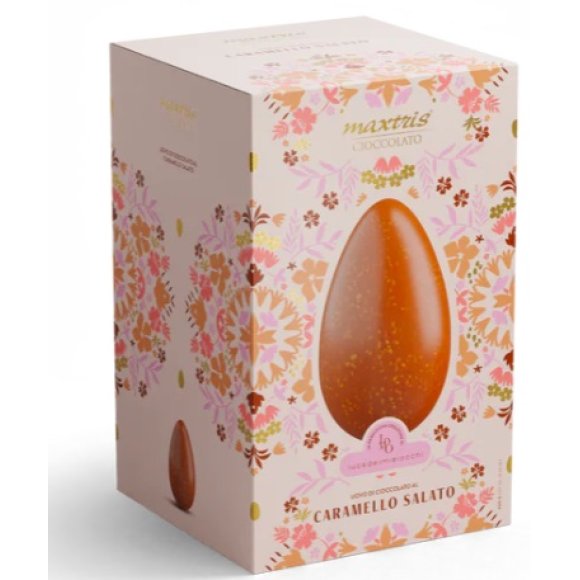 MAXTRIS - UOVO DI CIOCCOLATO CARAMELLO SALATO - 450 GR