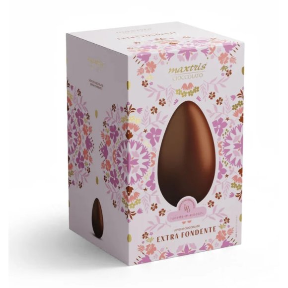 MAXTRIS - UOVO DI CIOCCOLATO EXTRA FONDENTE - 450 GR