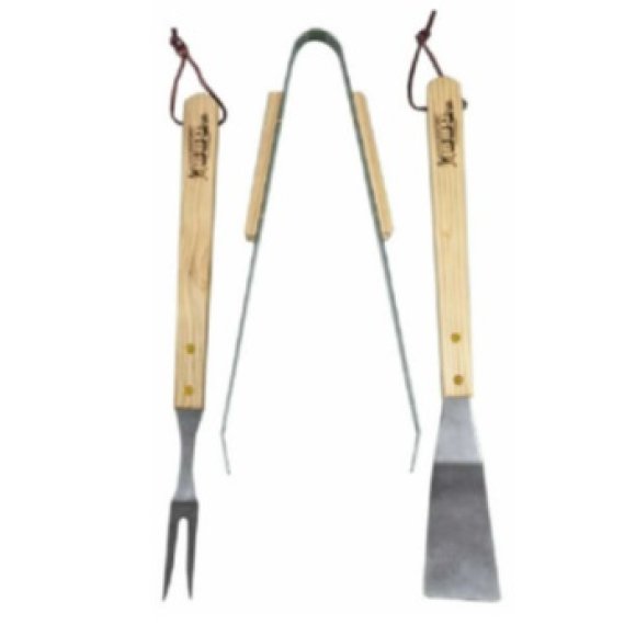 ACCESSORI BARBECUE 3 PEZZI