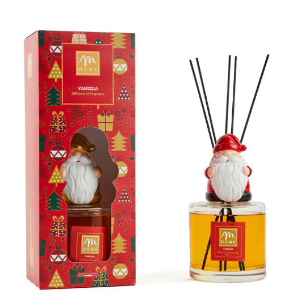 NATALE Diffusore di essenza lola in vetro profumazione per ambienti 500 ml NATALE Diffusore di essenza lola in vetro profumazione per ambienti 500 ml