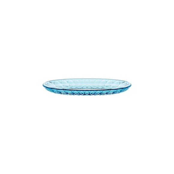 GUZZINI - VASSOIO OVALE PICCOLO "VANITY" - AZZURRO
