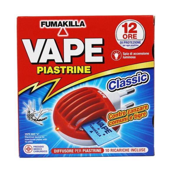 VAPE DIFFUSORE PIASTRINE BASE + 10 PIASTRINE 