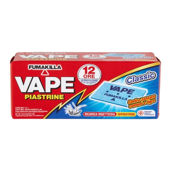 VAPE PIASTRINE ANTIZANZARE CLASSIC - 30 PEZZI