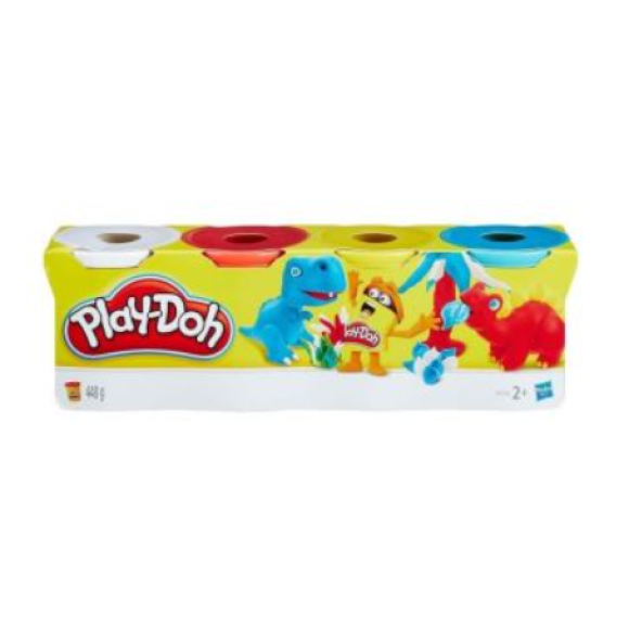 PLAY-DOH PLASTILINA 4 VASETTI