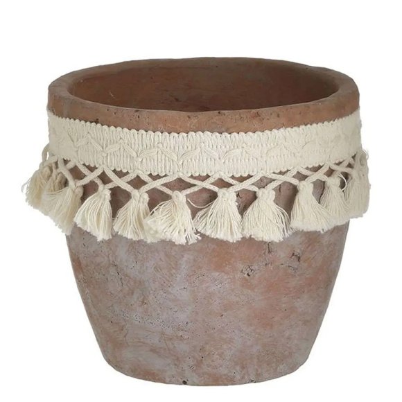 ​​​​​​​VASO IN CEMENTO CON FRANGE