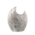VASO IN CERAMICA ARGENTO 22 CM