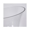 VASO IN VETRO CON BASE ARGENTATA