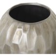 VASO IN CERAMICA ARGENTO 24X50CM