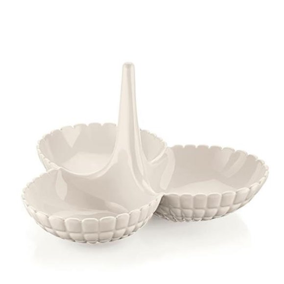 GUZZINI - ANTIPASTIERA LINEA "TIFFANY" - BIANCO LATTE