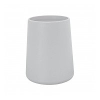 BICCHIERE PORTA SPAZZOLINI "TOWER" - BIANCO