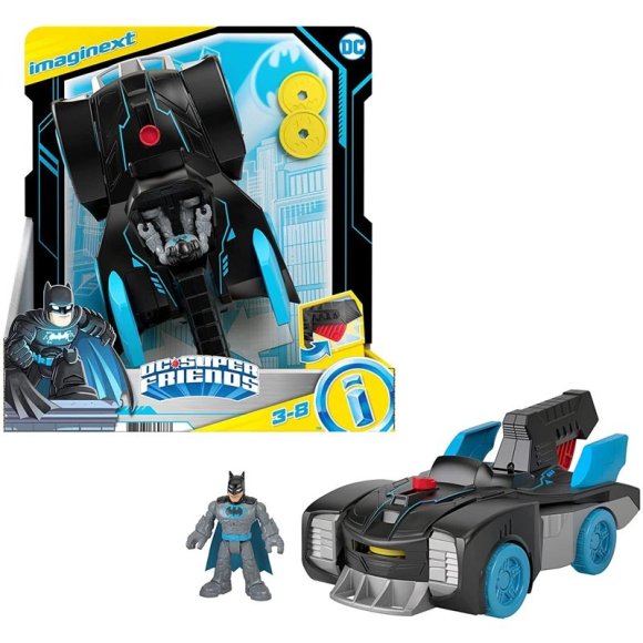 BATMAN BATMOBILE BAT TECH IMAGINEXT