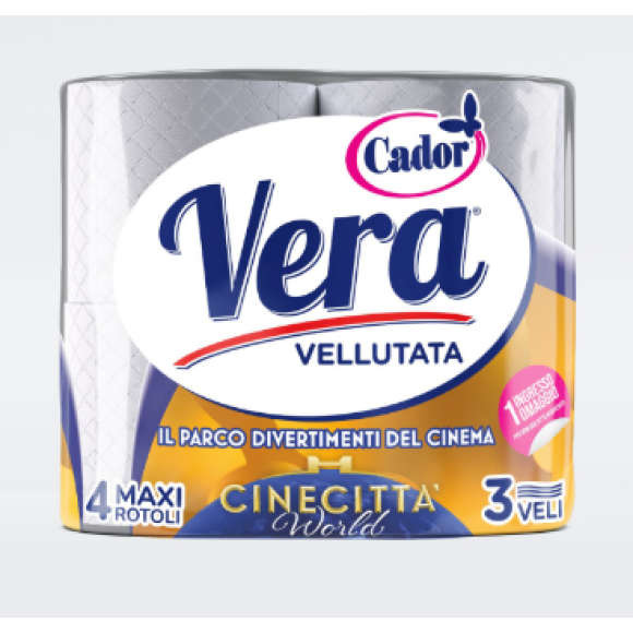 CADOR VERA Carta Igienica X 4 -3VELI
