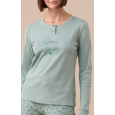 NOI DI NOTTE-Pigiama Donna Caldo Cotone Articolo Morning FA9187 